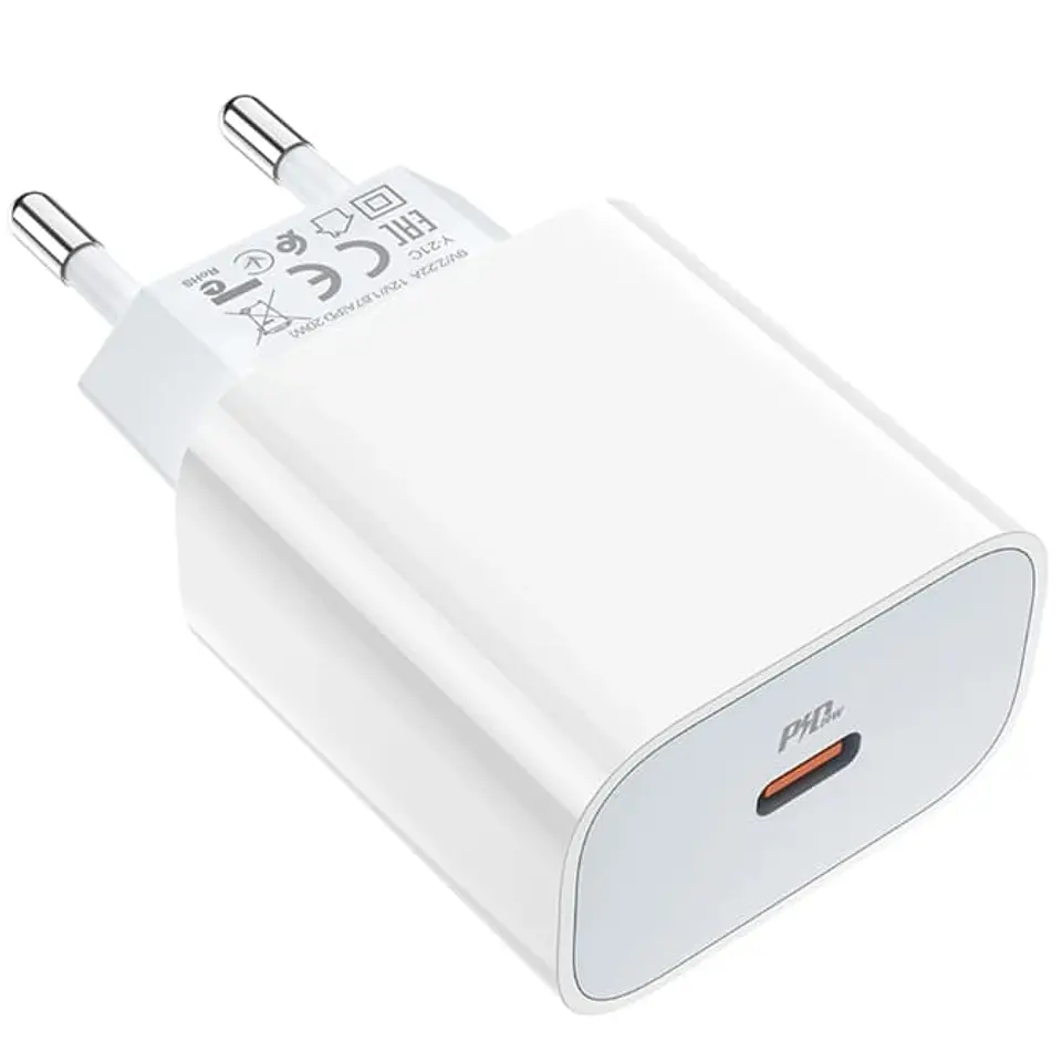 Cargador de Pared USB-C 20W Sin Cable Borofone  4
