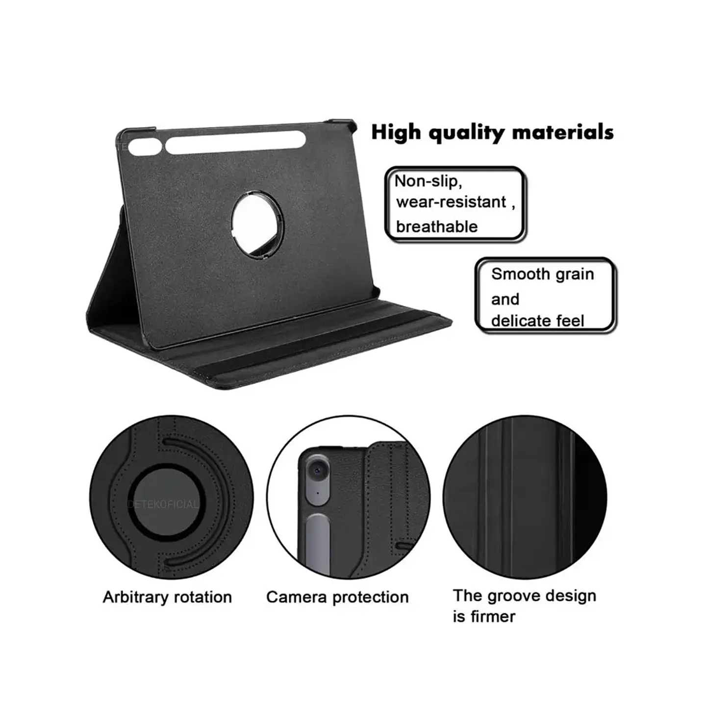 Funda 360 Giratoria Para Samsung Galaxy Tab S9 / S9 Fe 10.9 