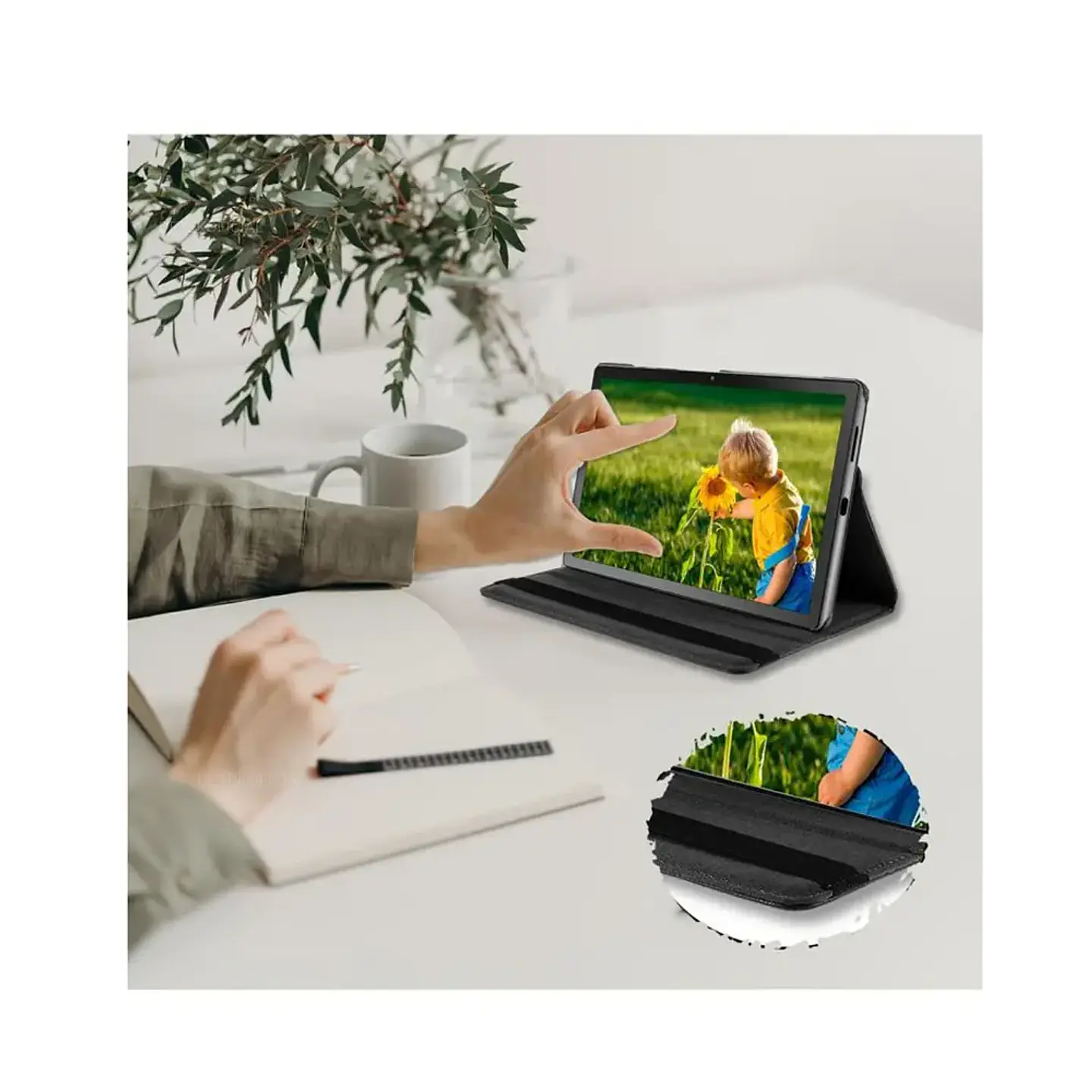 Funda 360 Giratoria Para Samsung Galaxy Tab S9 / S9 Fe 10.9 