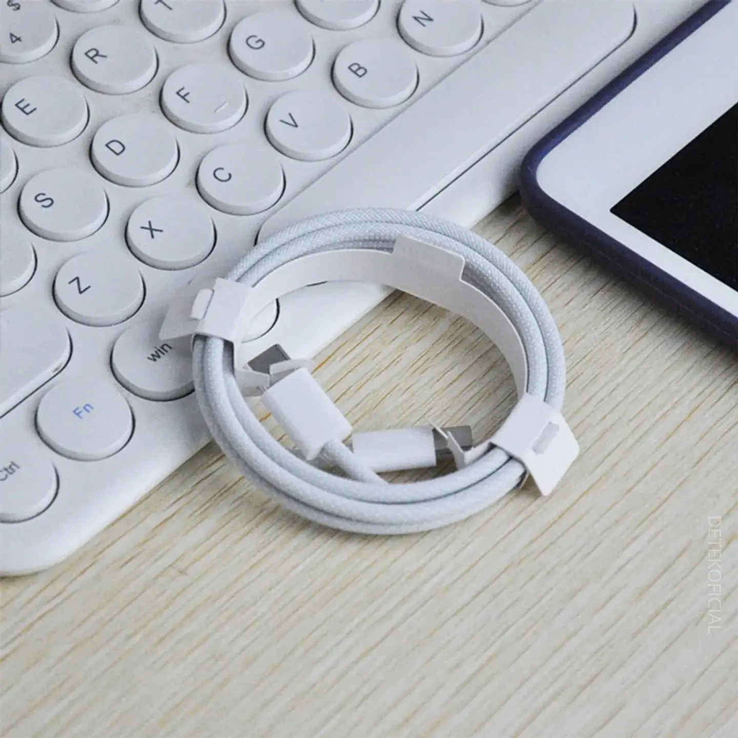 Cable Usb C a Usb C Trenzado Carga Rápida de 60W 5