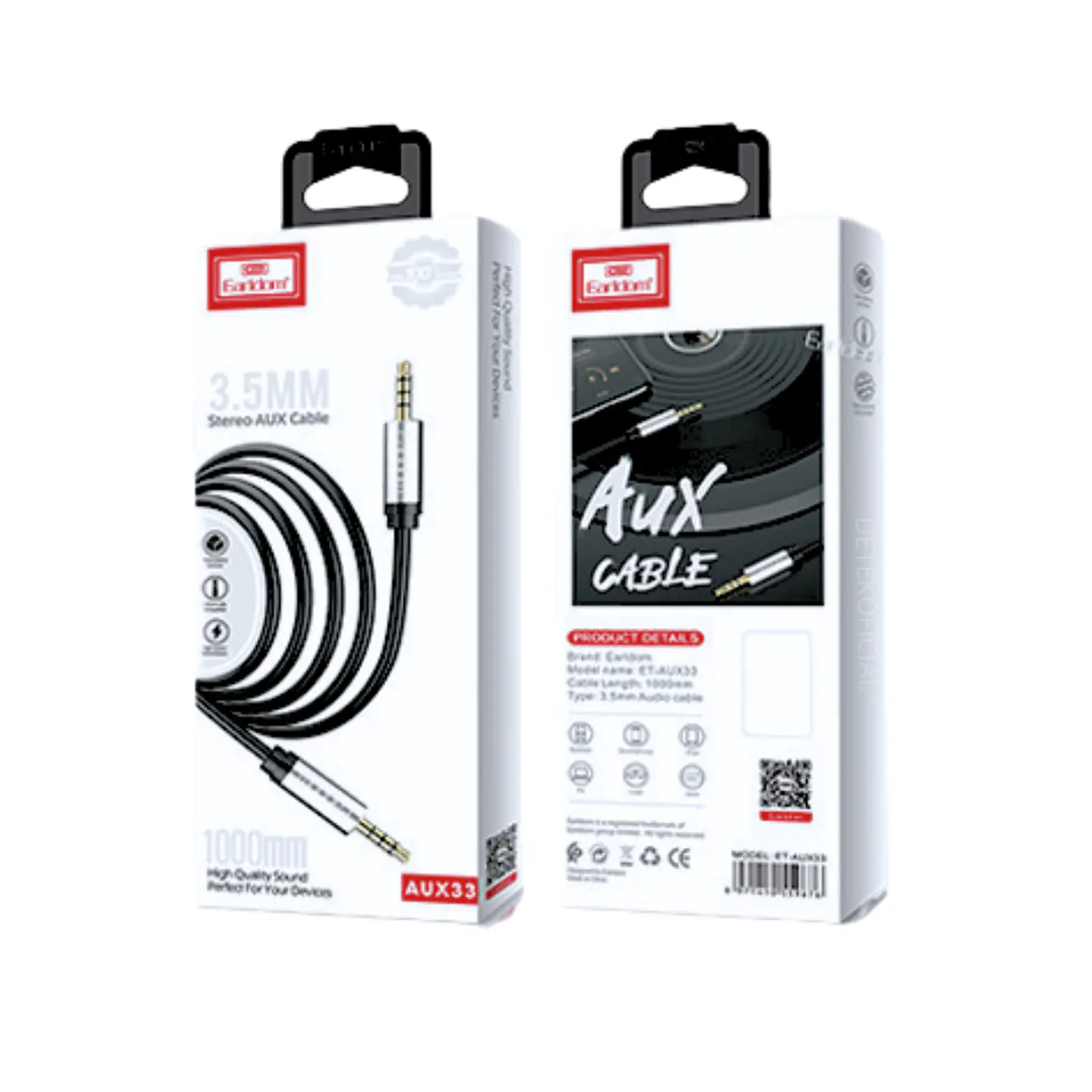 Cable Auxiliar Stereo 3.5mm de 1 Mt  1