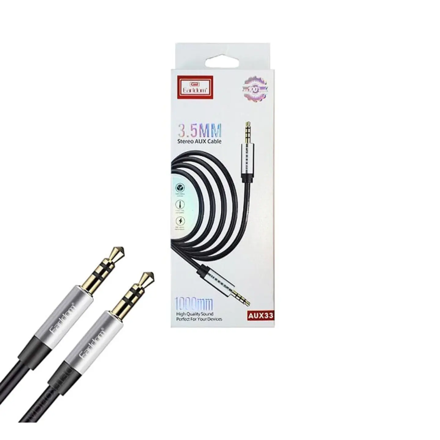 Cable Auxiliar Stereo 3.5mm de 1 Mt  5