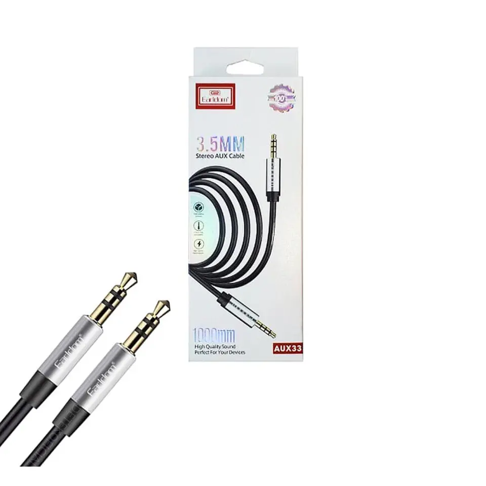 Cable Auxiliar Stereo 3.5mm de 1 Mt  5