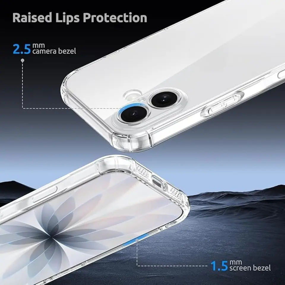 Carcasa Transparente Para iPhone 17  3