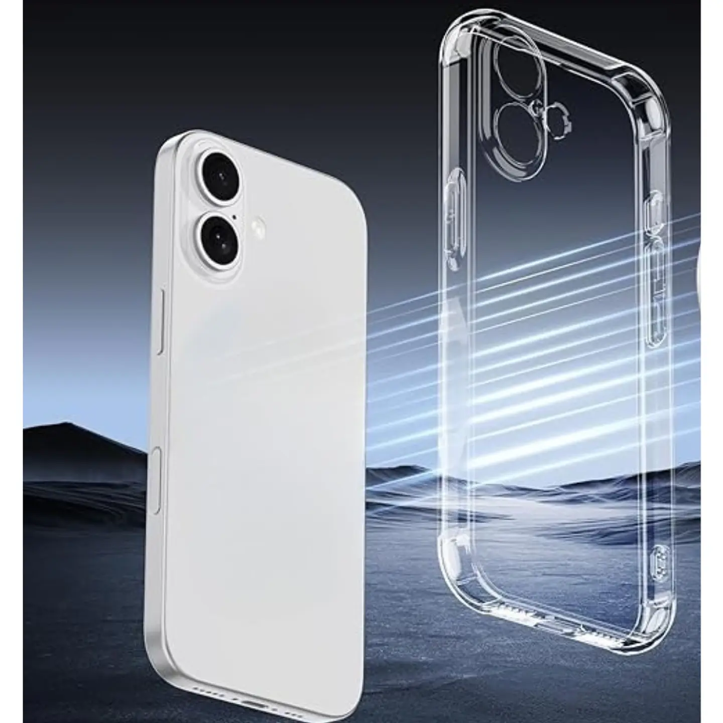 Carcasa Transparente Para iPhone 17  4