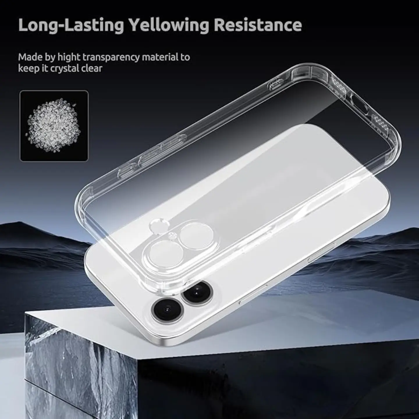 Carcasa Transparente Para iPhone 17  7