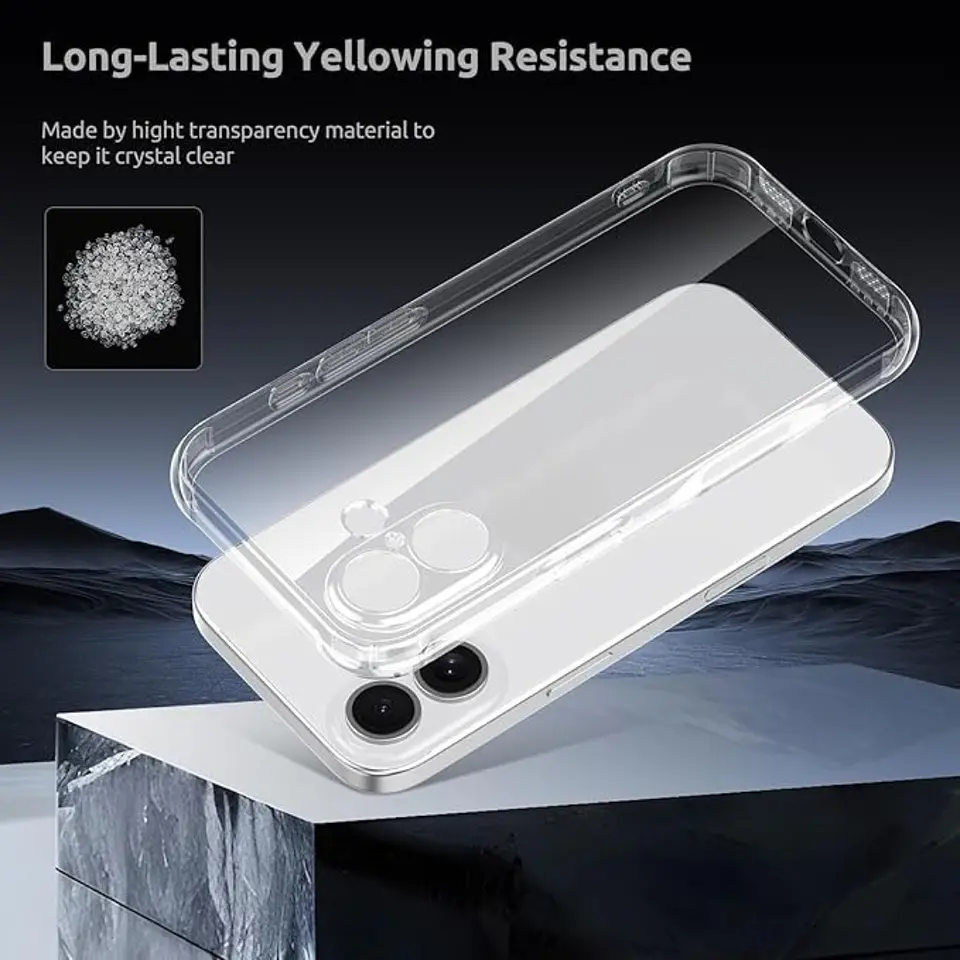 Carcasa Transparente Para iPhone 17  7