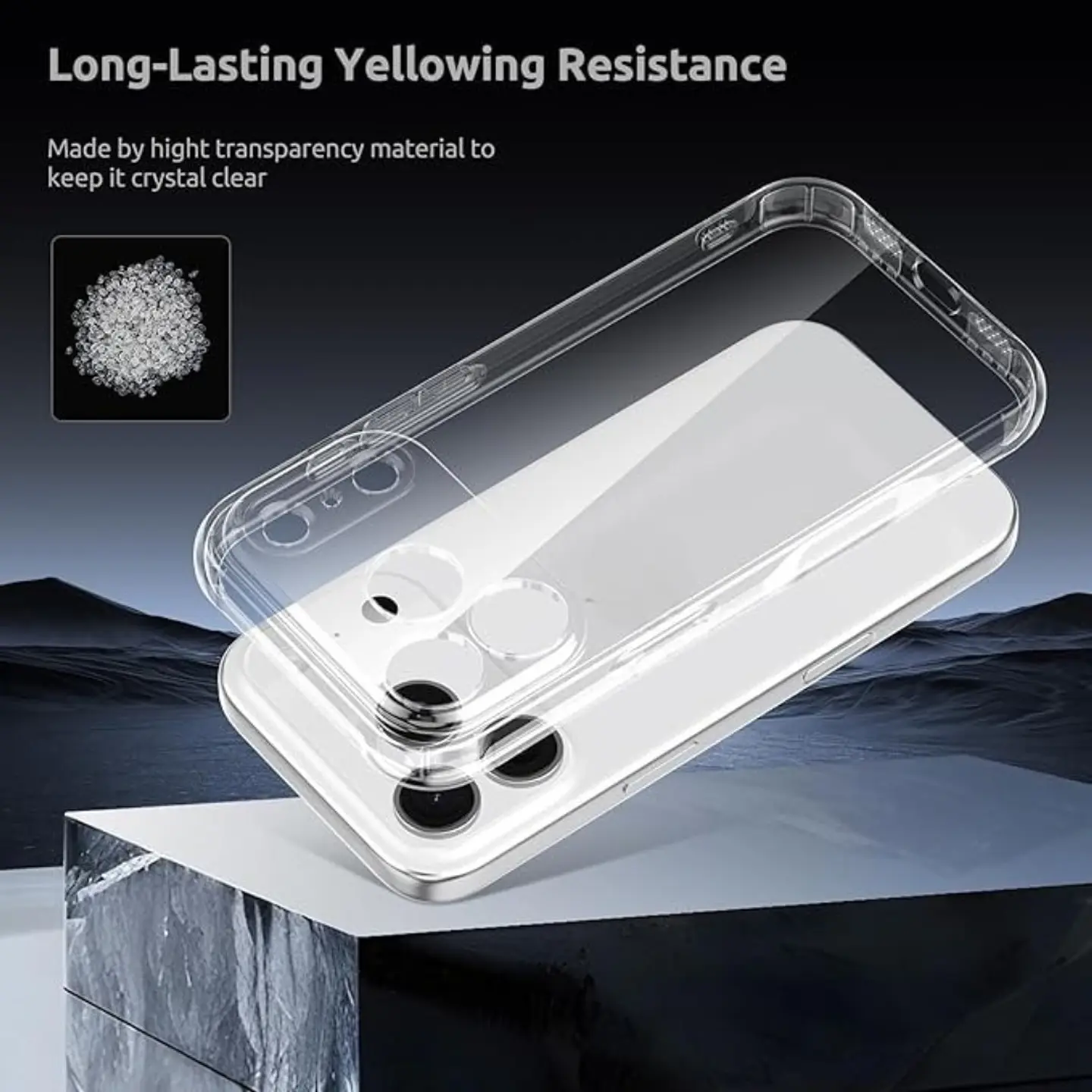 Carcasa Transparente Para iPhone 17 Pro  3