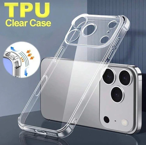 Carcasa Transparente Para iPhone 17 Pro Max 