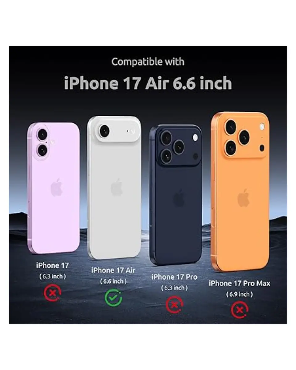 Carcasa Transparente Para iPhone 17 Air  2