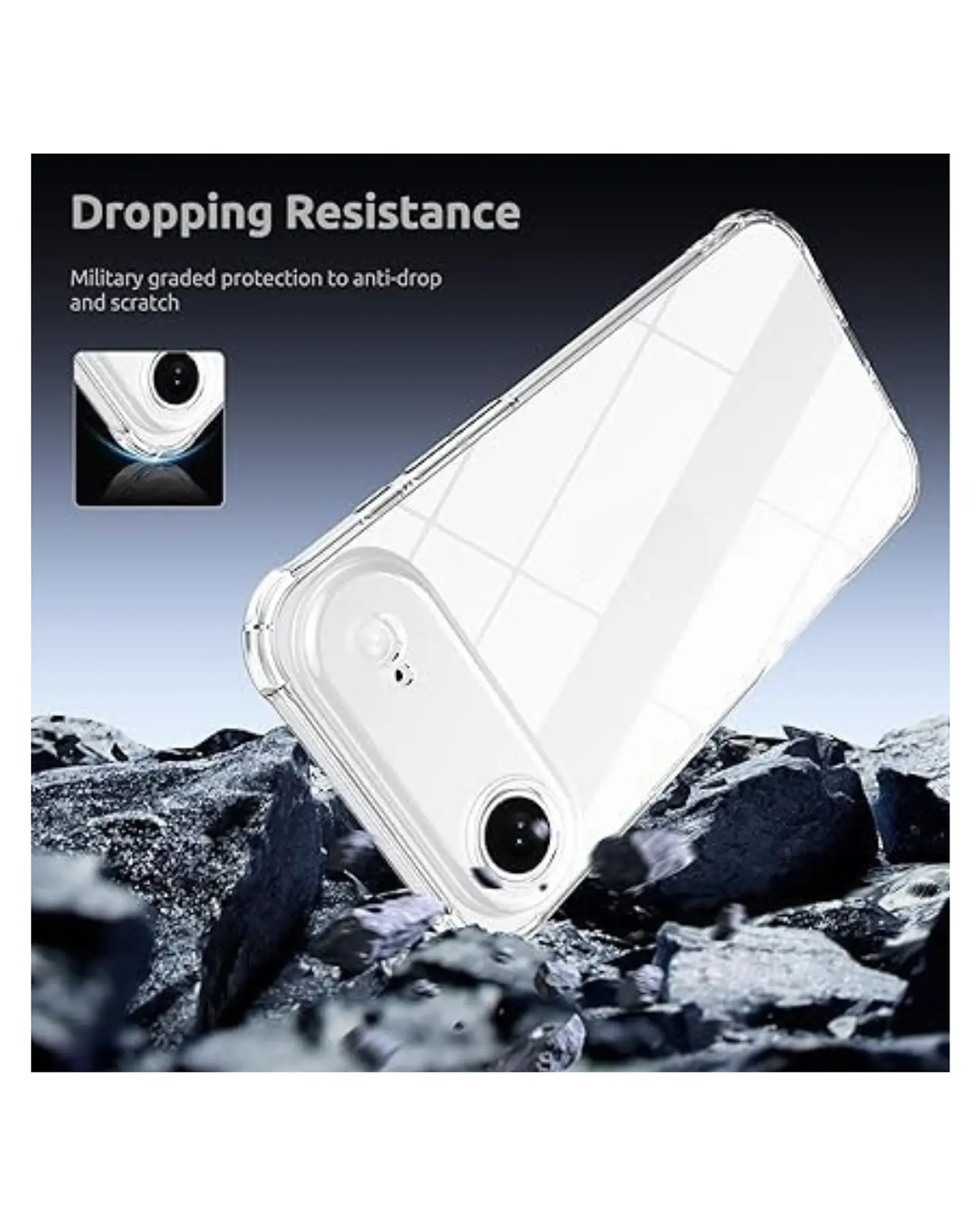 Carcasa Transparente Para iPhone 17 Air  5