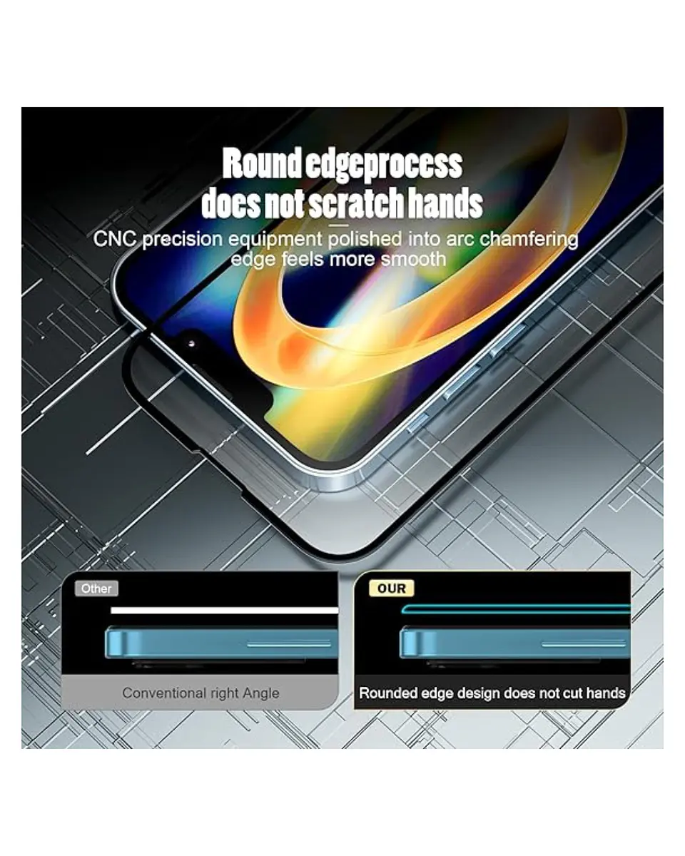 Lamina Completa Vidrio Para iPhone 17  5