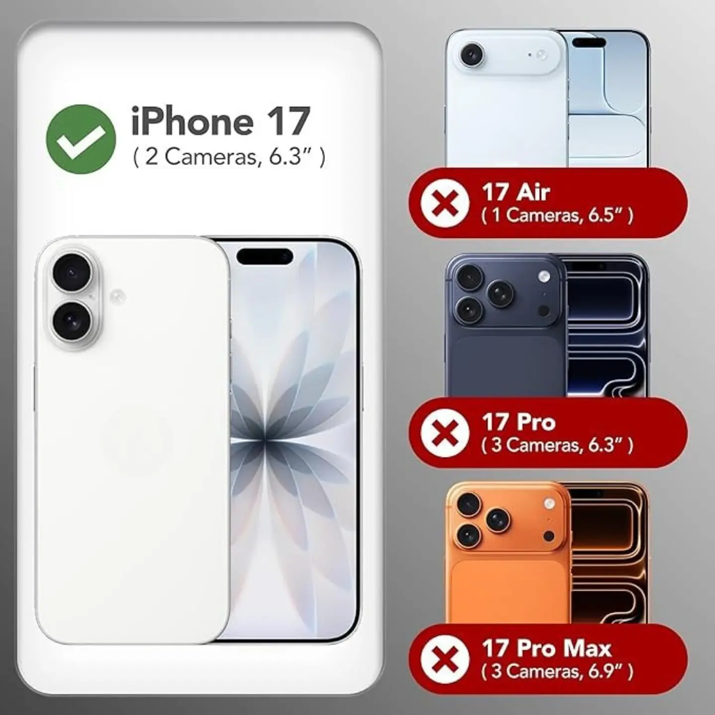 Lamina Completa Vidrio Para iPhone 17  2