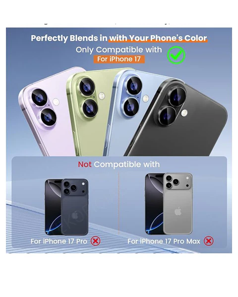  Protector De Cámara Para iPhone 17 