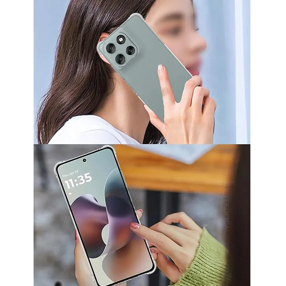 Carcasa Transparente Para Motorola G56 5