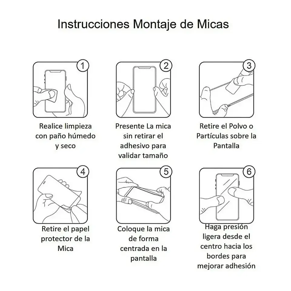 Lámina de Vidrio Completa para Motorola G86 5g  4