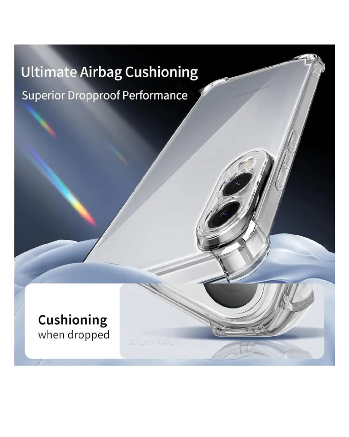Carcasa Transparente Para Samsung Galaxy S25 Edge 3