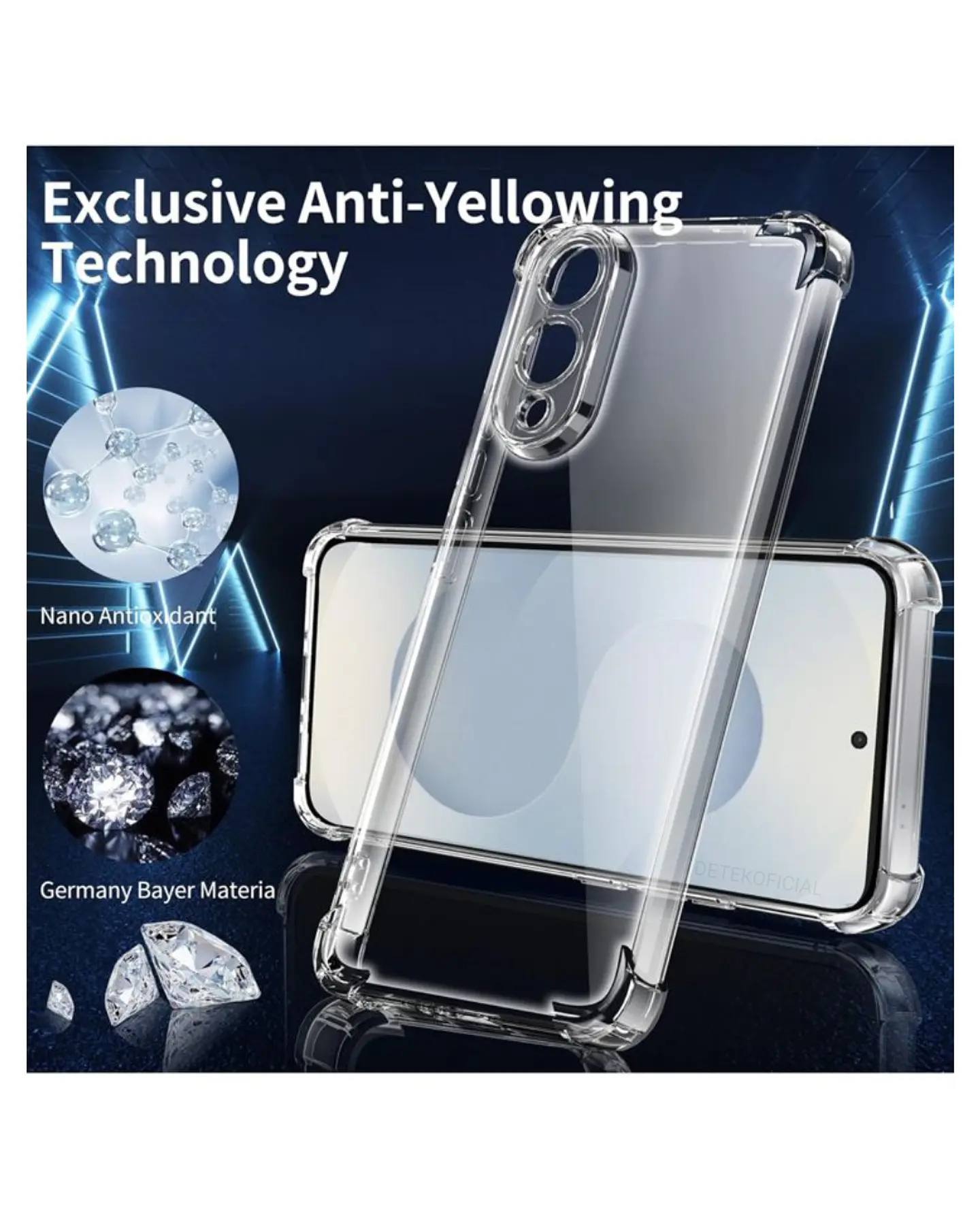 Carcasa Transparente Para Samsung Galaxy S25 Edge 5