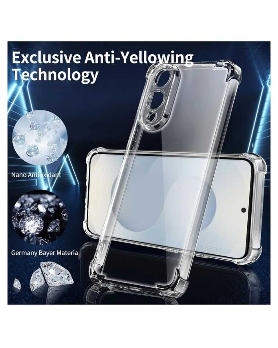 Carcasa Transparente Para Samsung Galaxy S25 Edge 5