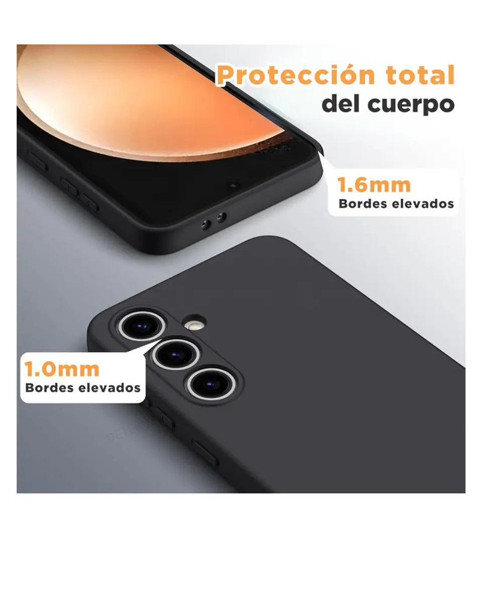 Carcasa Silicon Color Para Samsung Galaxy S25 Fe 4