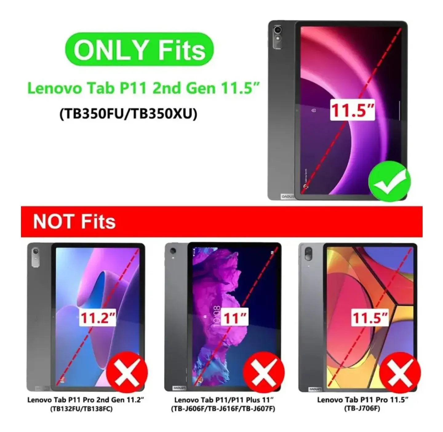 Funda 360 Giratoria Para Lenovo Tab P11 2da Generación  2