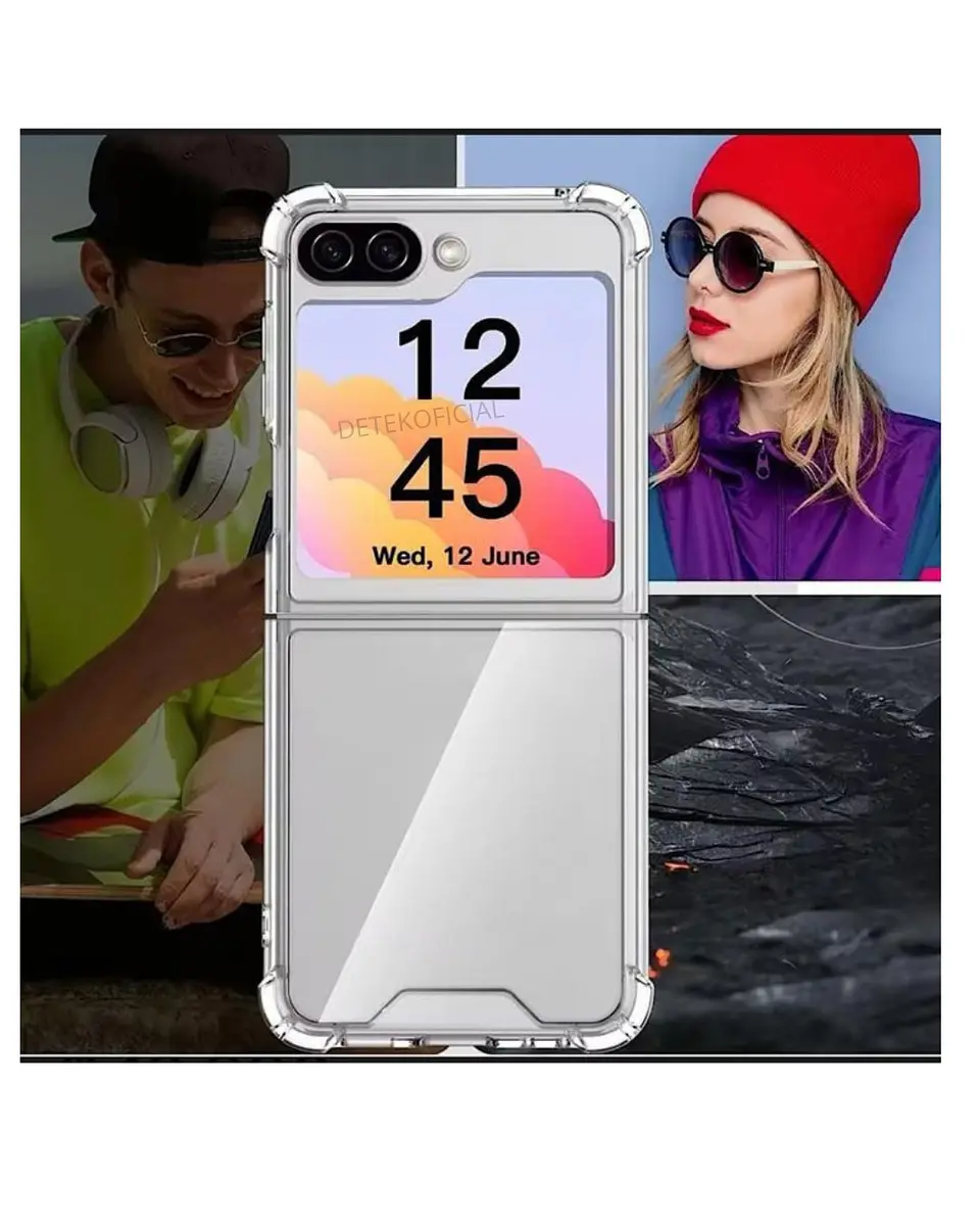 Carcasa Transparente para Samsung Galaxy  Z Flip 7 Fe  4