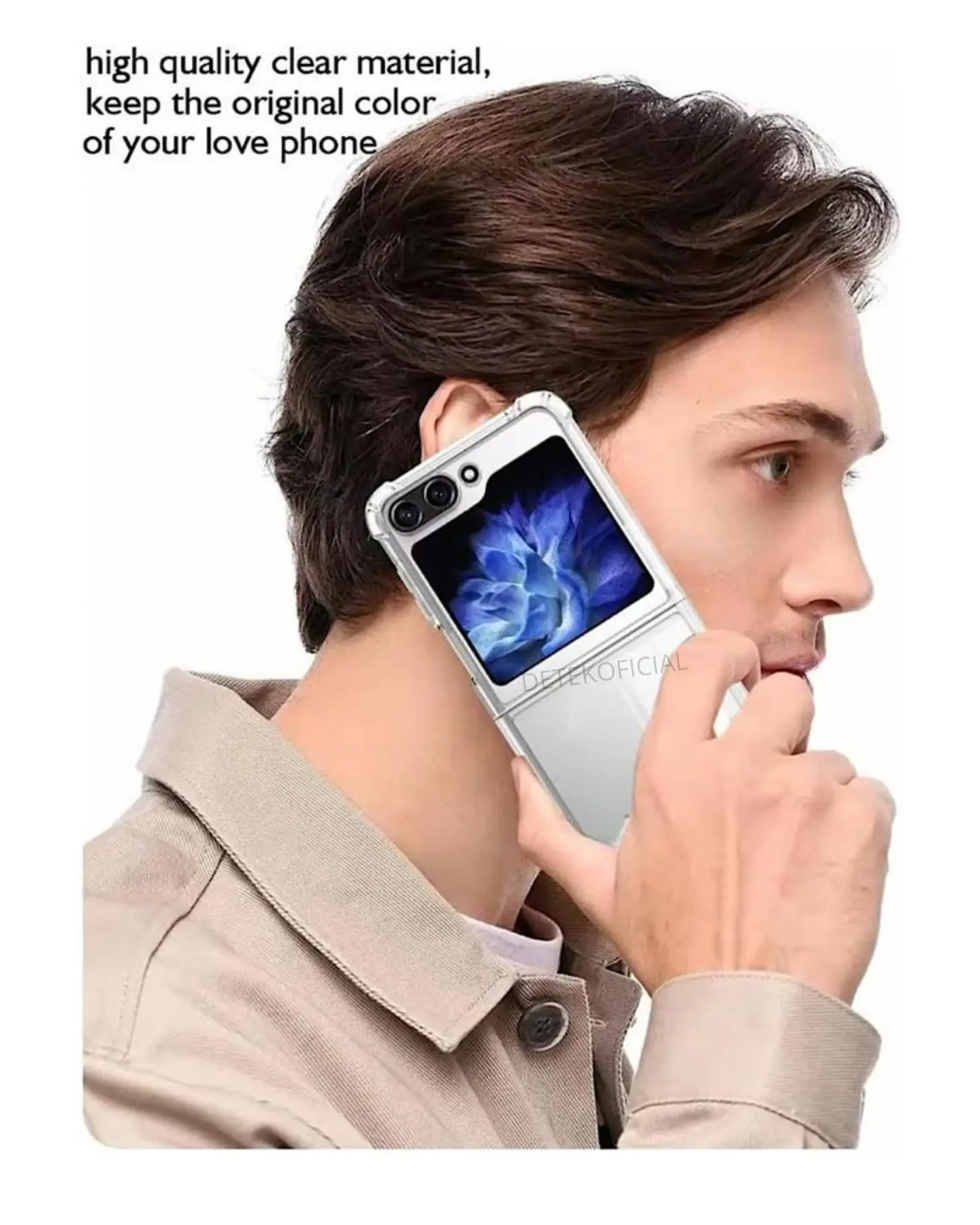 Carcasa Transparente para Samsung Galaxy  Z Flip 7 Fe  6