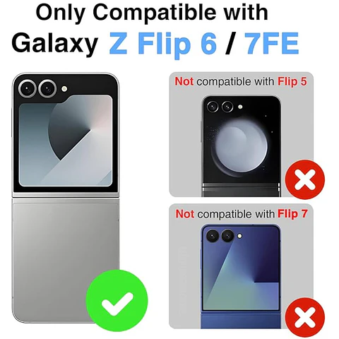 Carcasa Transparente para Samsung Galaxy  Z Flip 7 Fe 