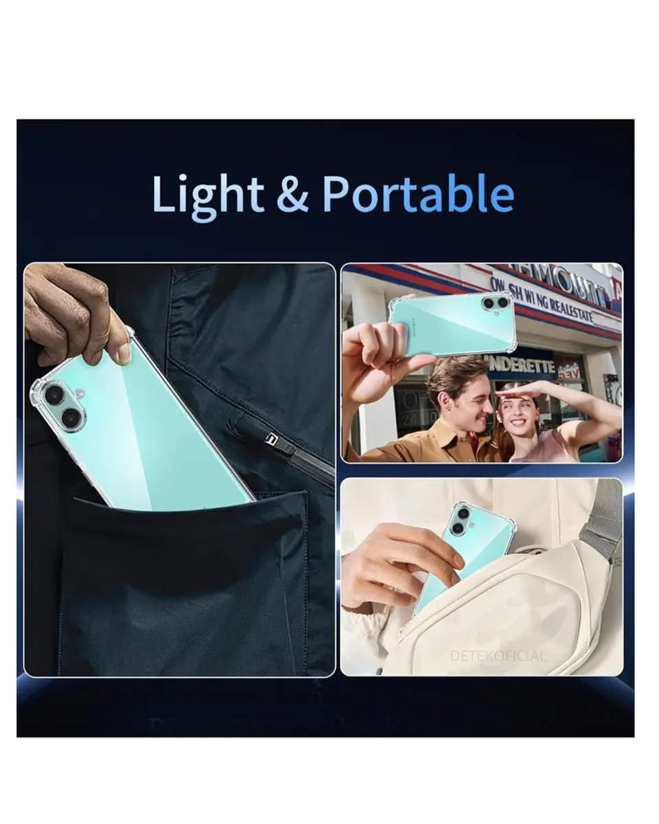 Carcasa Transparente Reforzado Para Samsung A07 4G 5G 7