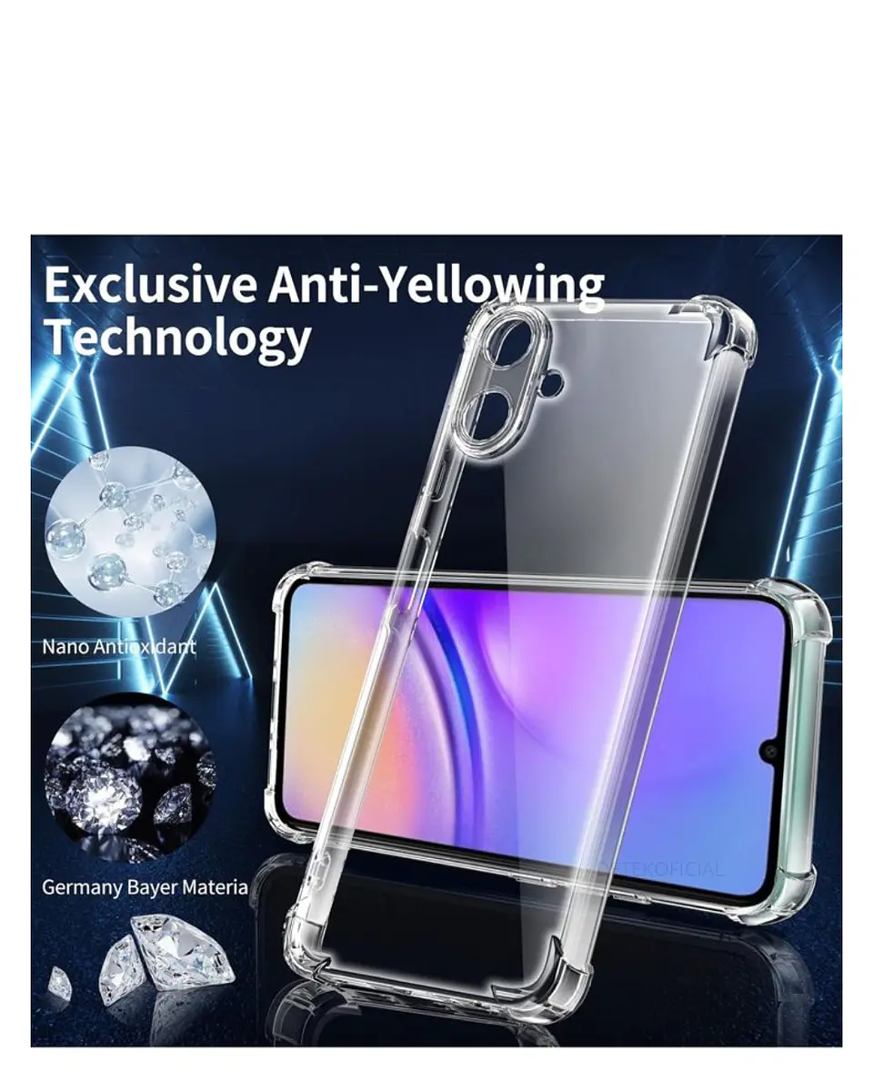 Carcasa Transparente Reforzado Para Samsung A07 4G 5G 5