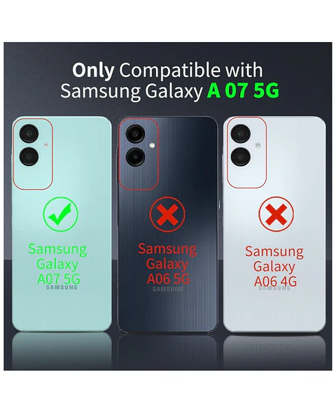 Carcasa Transparente Reforzado Para Samsung A07 4G 5G