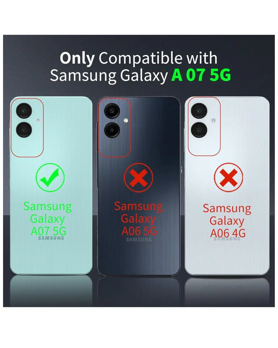 Carcasa Transparente Reforzado Para Samsung A07 4G 5G 2