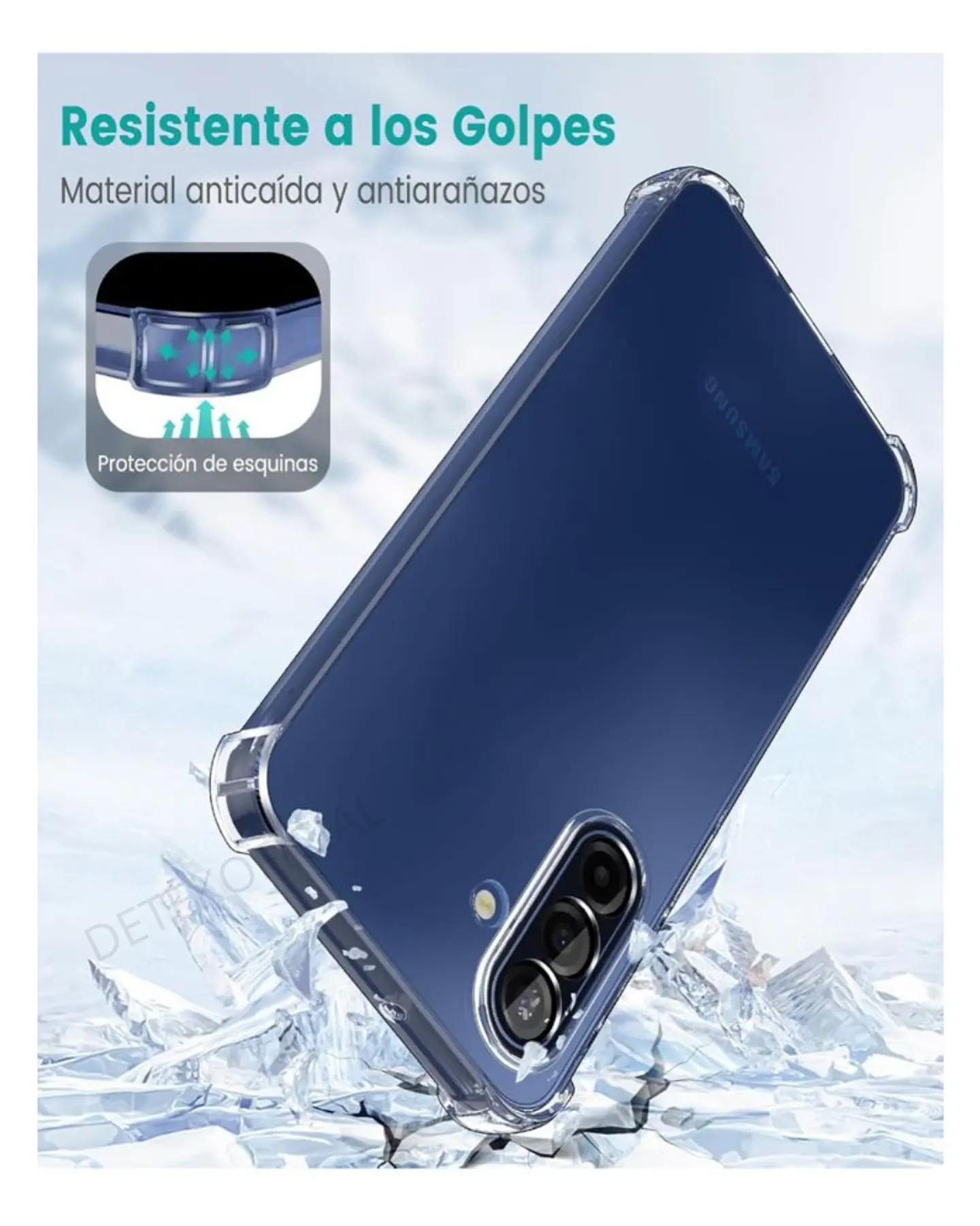 Carcasa Transparente Reforzado Para Samsung Galaxy A17 4G 5G 2