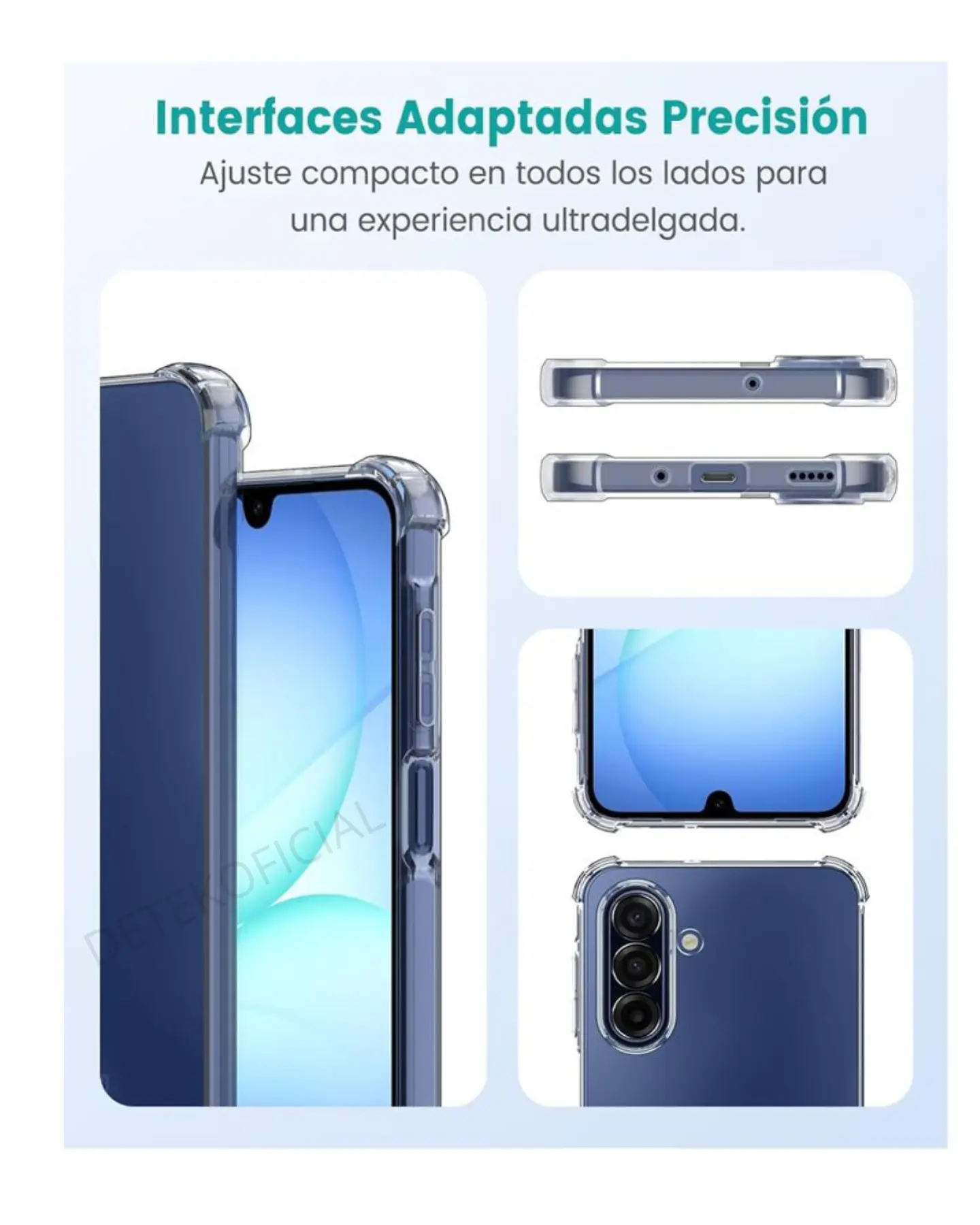 Carcasa Transparente Reforzado Para Samsung Galaxy A17 4G 5G 5