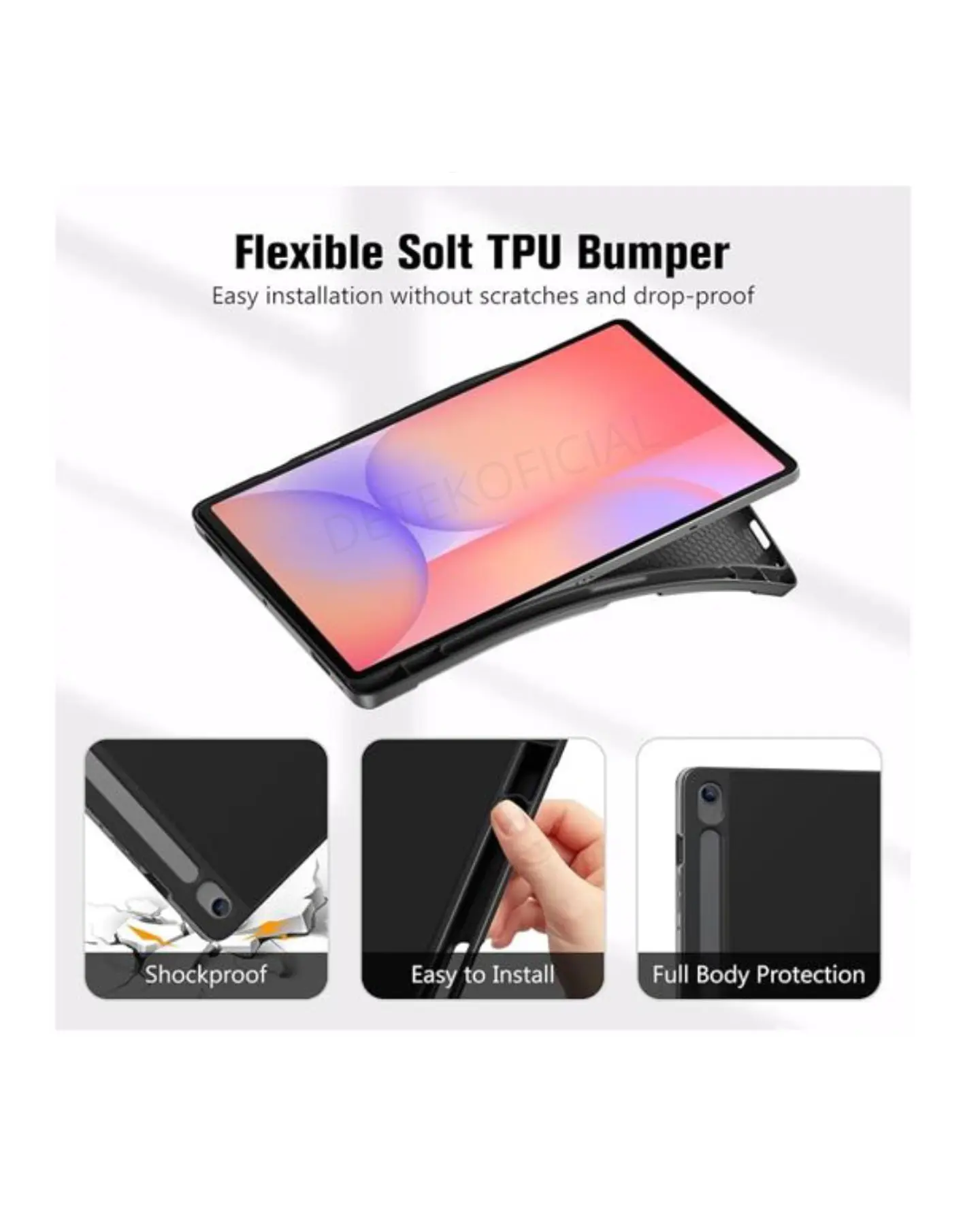 Funda Smart Cover Para Tablet Samsung S10 Lite X400 X406 3