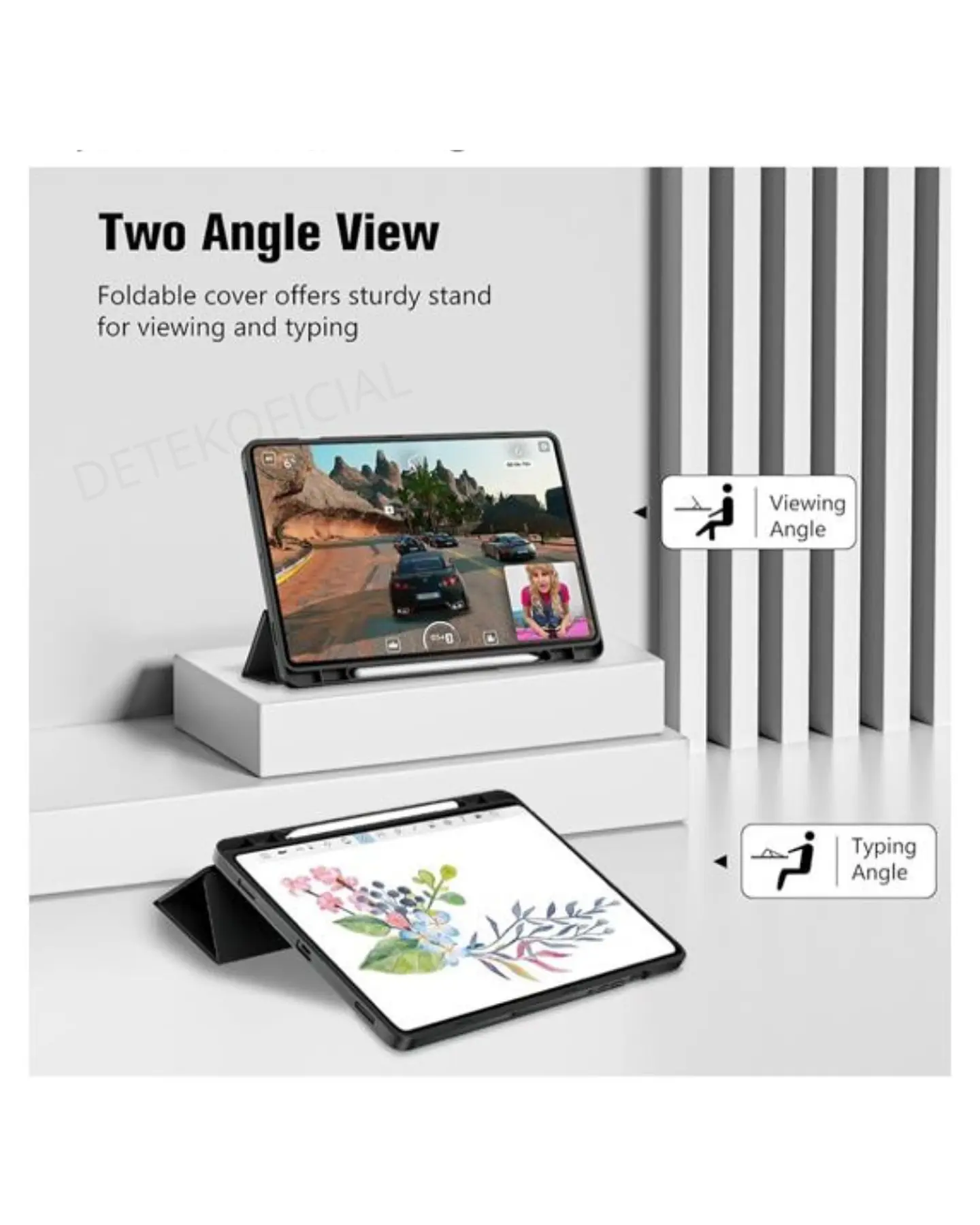 Funda Smart Cover Para Tablet Samsung S10 Lite X400 X406 6