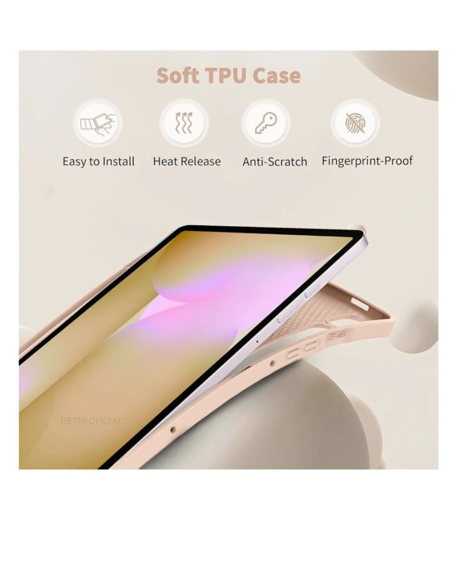 Funda Smart Cover Para Tablet Samsung S10 Lite X400 X406 14