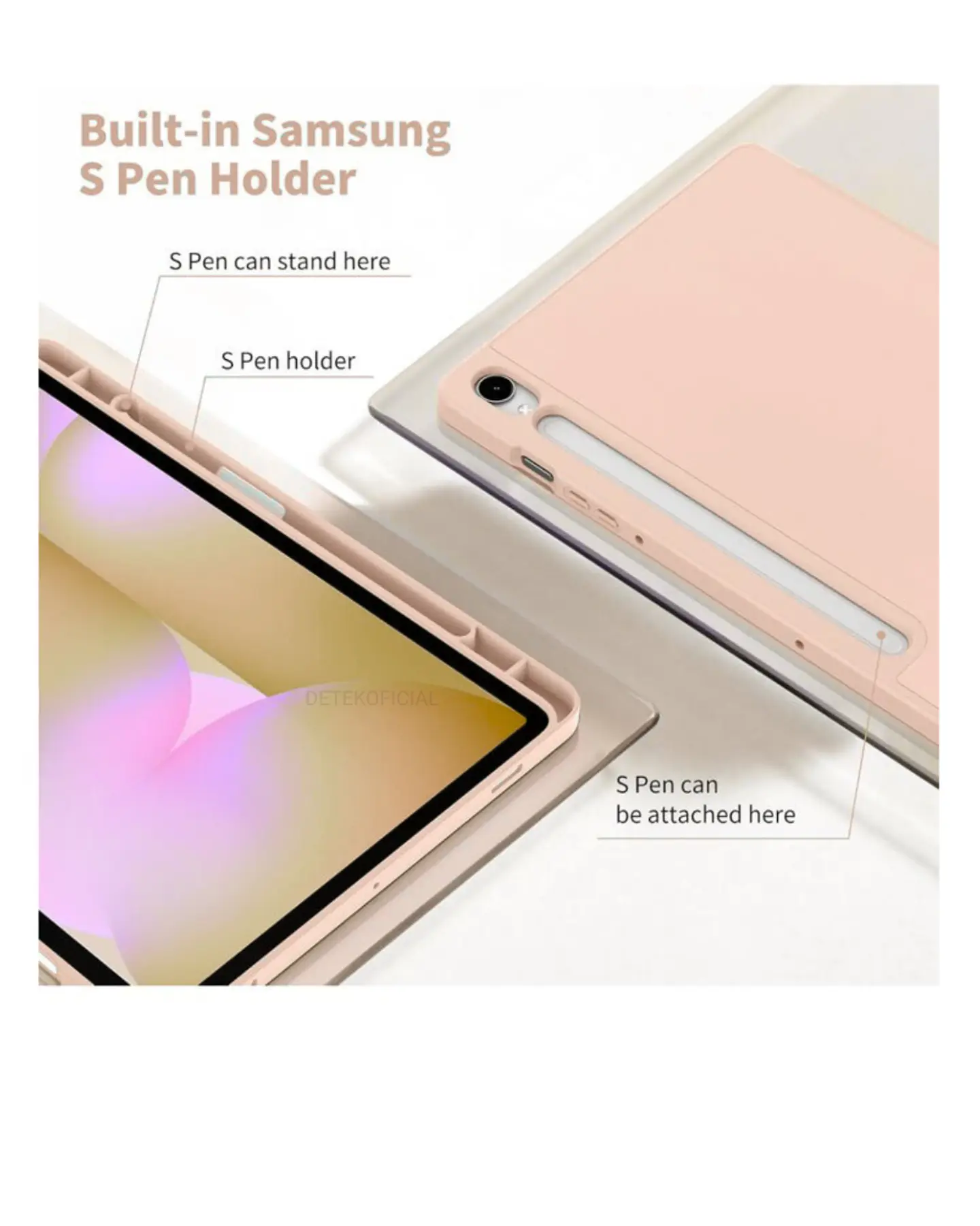 Funda Smart Cover Para Tablet Samsung S10 Lite X400 X406 15