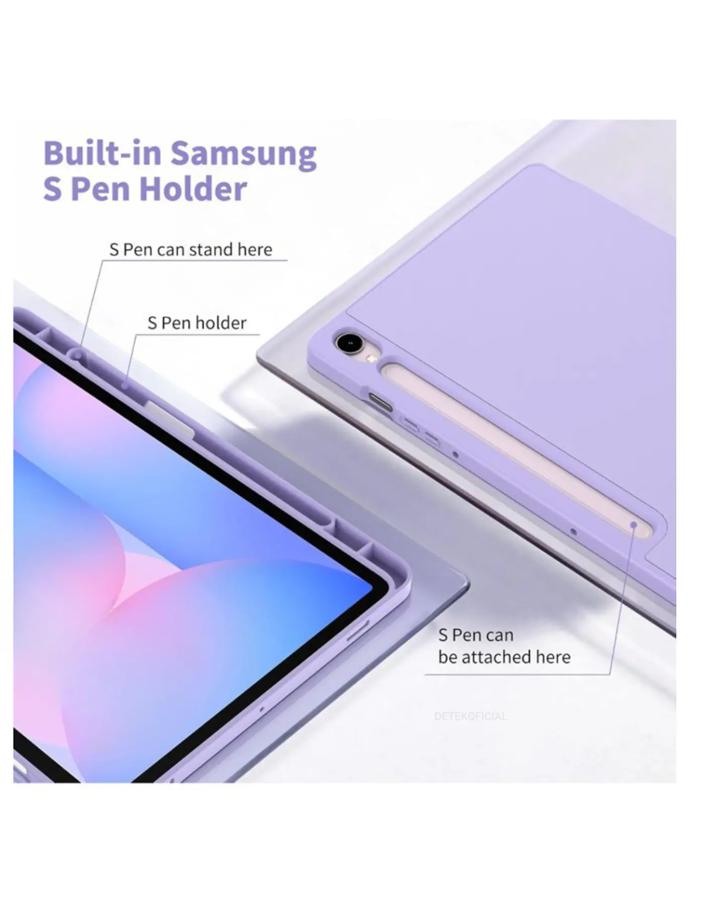 Funda Smart Cover Para Tablet Samsung S10 Lite X400 X406 22