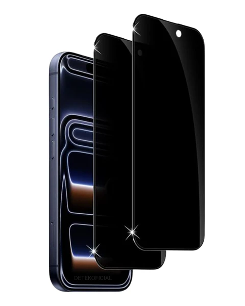 Lamina Mica De Vidrio Antiespía Para iPhone 17