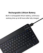 Kit de teclado y Mouse de 11 pulgadas en español inalámbrico Recargable Bluetooth  - Miniatura 5