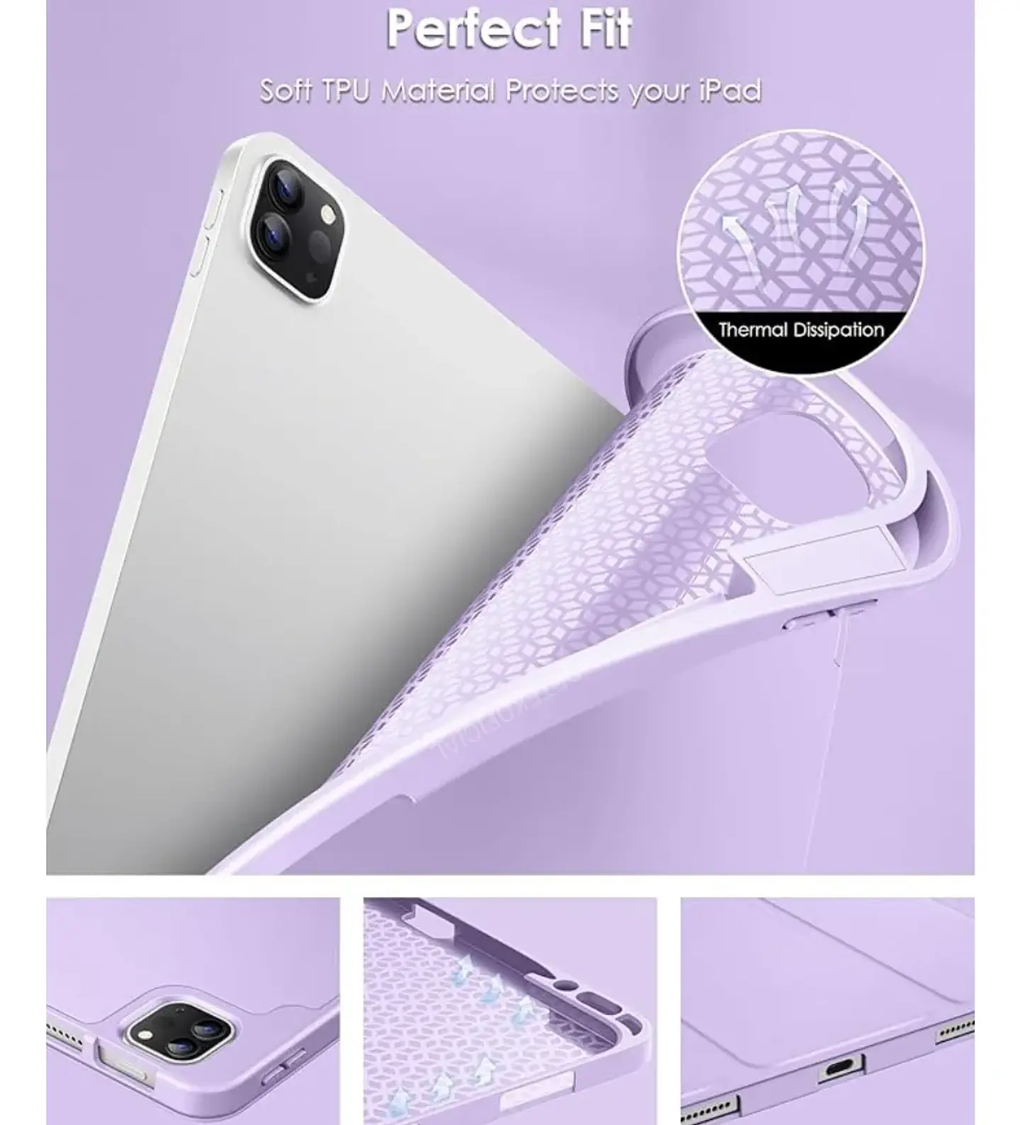 Funda Smart Cover Con Ranura Para iPad Pro 12.9  14