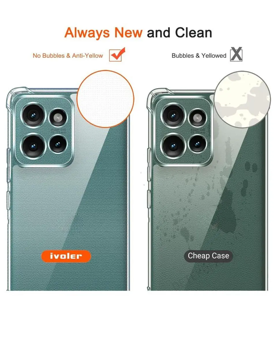 Carcasa Transparente Para Motorola Edge 50 5g 6