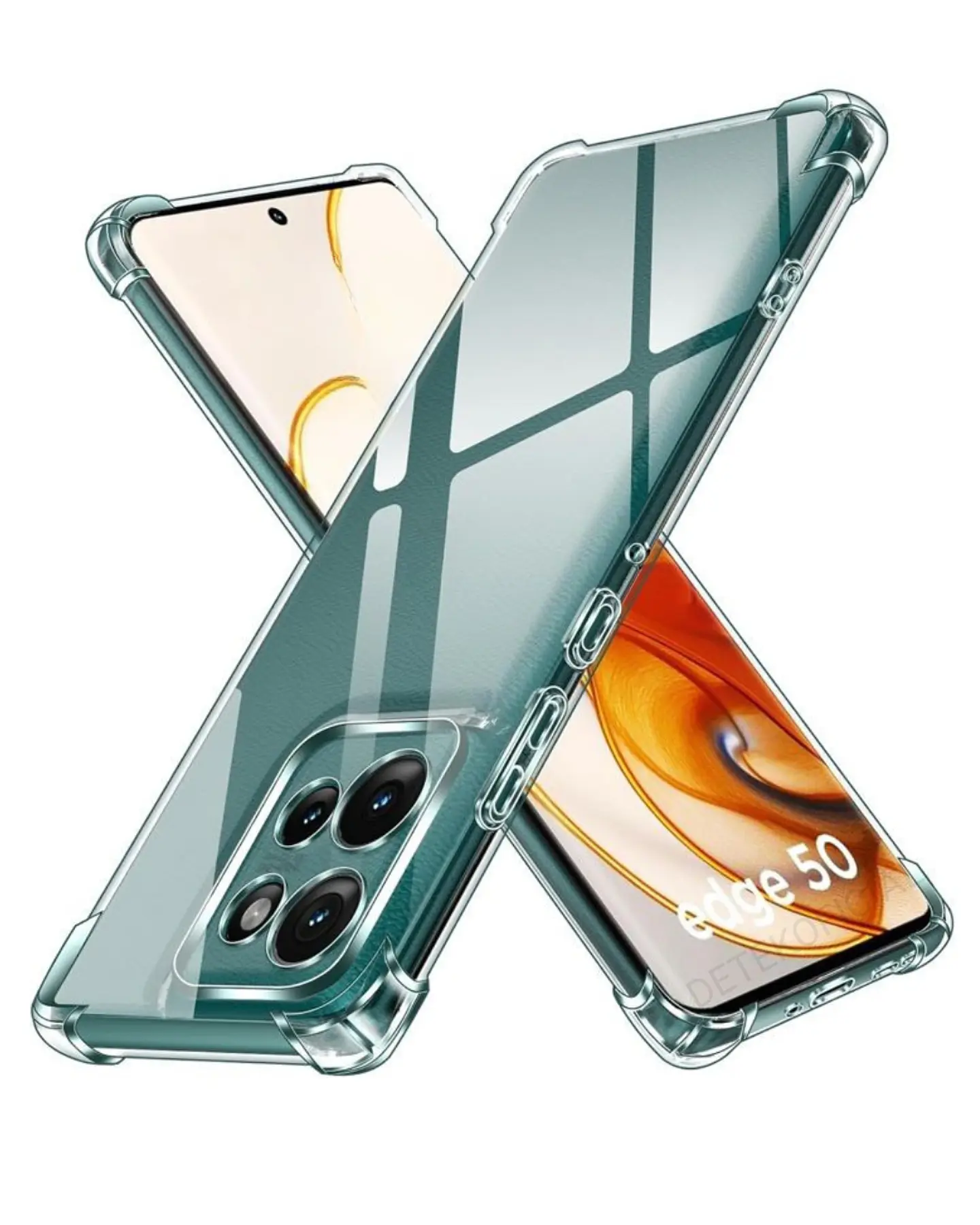 Carcasa Transparente Para Motorola Edge 50 5g 1