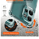 Carcasa Transparente Para Motorola Edge 50 5g