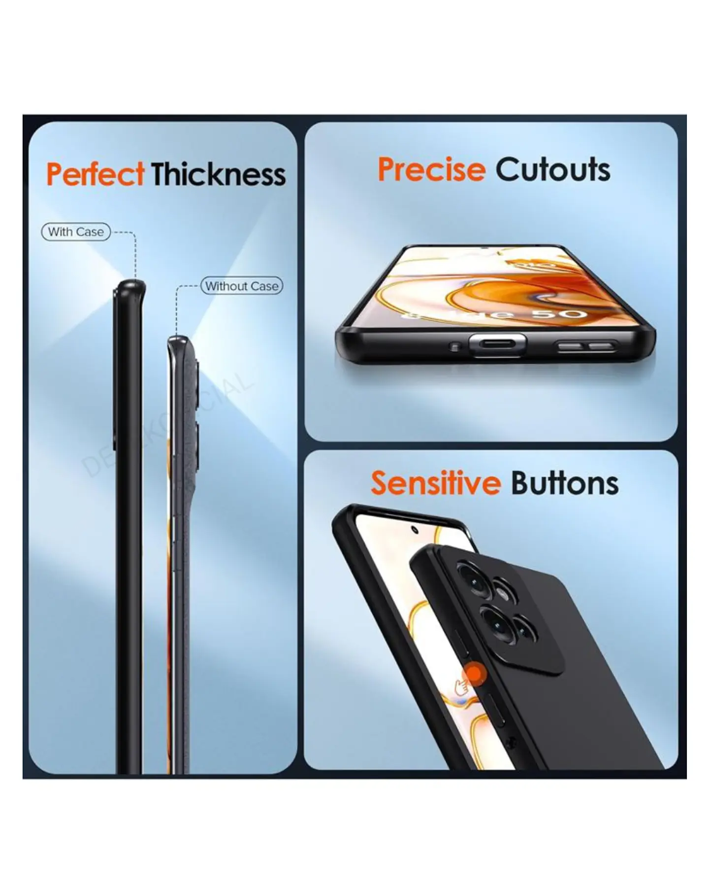 Carcasas Silicona Color Para Motorola Edge 50 5G 5