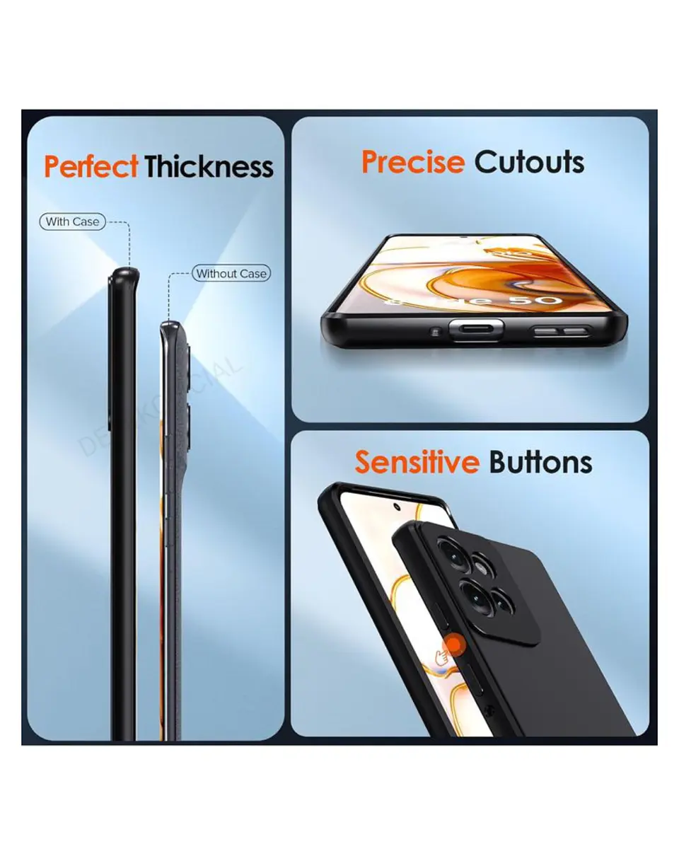 Carcasas Silicona Color Para Motorola Edge 50 5G 5