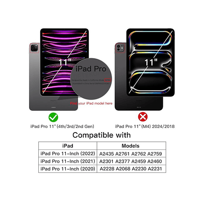  Funda Transparente Tablet Para iPad Pro 11 2018  2020 2021 2022 