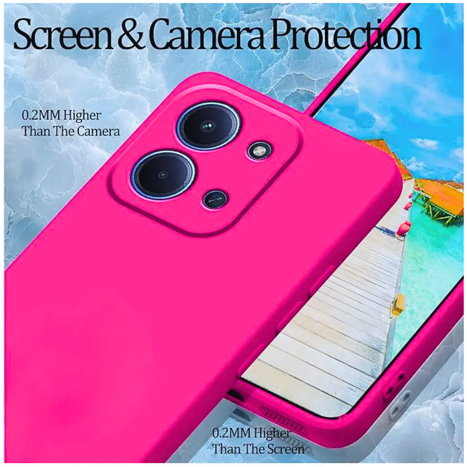 Carcasas Silicona Unicolor para Xiaomi Redmi 15C 4G 14