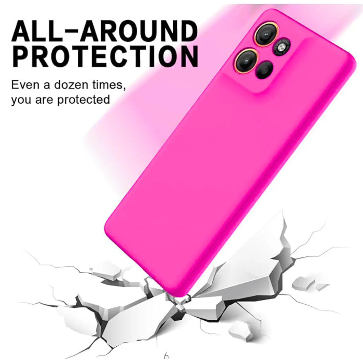 Carcasa Silicona Color para Motorola G56 5g  7